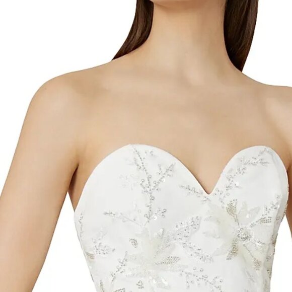 Milly | Ronni Cady Embroidered Sheath Dress | Color: White | Size 4 - Picture 3 of 6